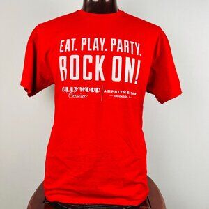 Hollywood Casino Amphitheatre Rock On 2015 Concert Schedule XL Shirt T-Shirt